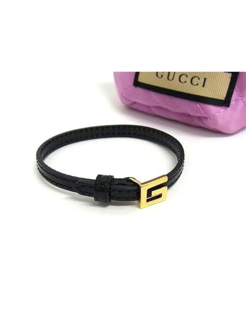 Gucci Patent Leather Bracelet Black